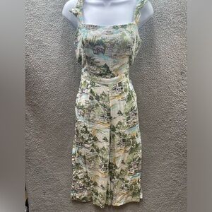 Sugar lips Francine toile jumpsuit size small pockets